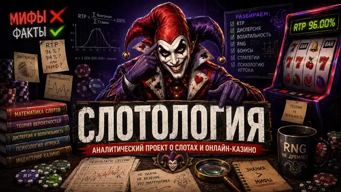 Аналитический проект о слотах и казино - Слотология