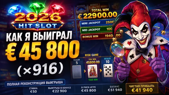 Рассказ о том, как я выиграл на слоте 2026 HIT SLOT
